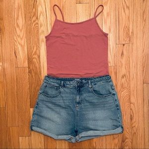 HOT TOPIC “HT Denim Mom Short” Size 17